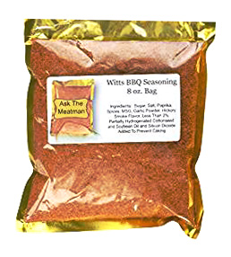 Witts BBQ Seasoning and Rub in 8 oz. Bag